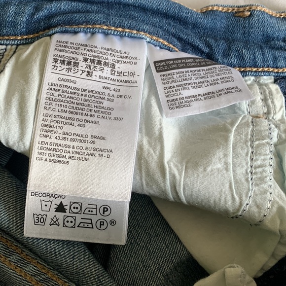Levi’s 724 High Rise Straight Distressed - Picture 9 of 9